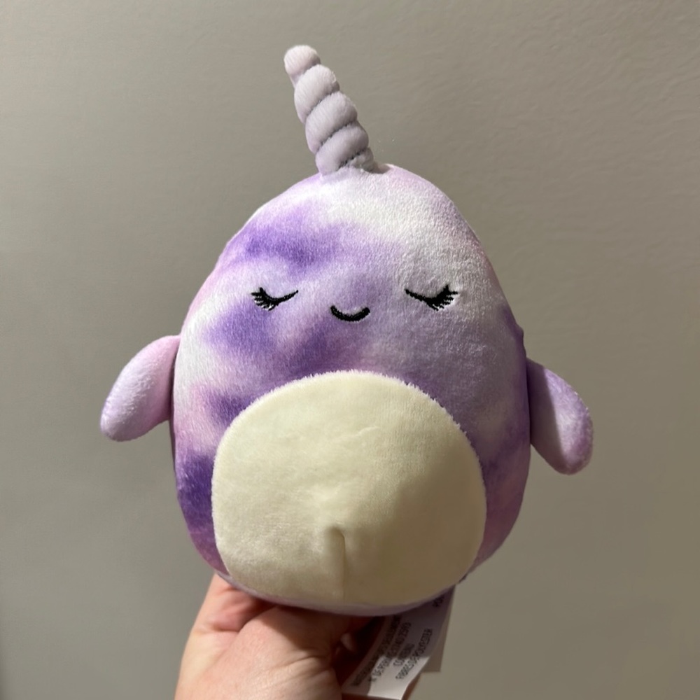Original Squishmallows Nabila the Narwhal